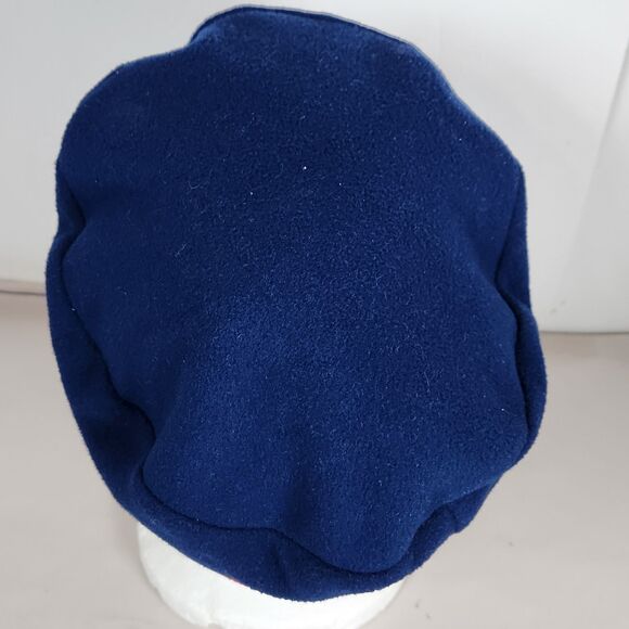 Roots 2002 Vintage Olympics Beret Fleece Cap Hat USA Olympic Team Blue Red - Picture 2 of 7